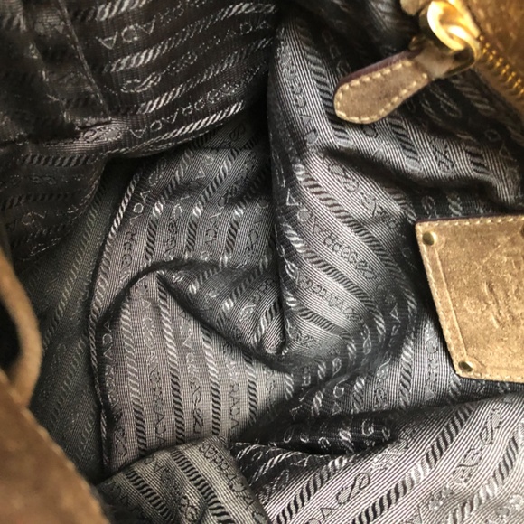 Suede Prada Purse - Picture 6 of 11